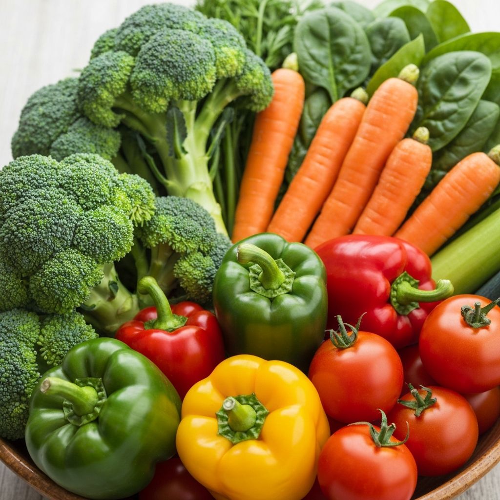 Colorful fresh vegetables